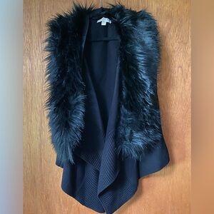 Michael Kors Removable Faux Fur Sweater Vest